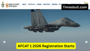AFCAT 1 2026 Registration Starts! Exam on Jan 31- Check Eligibility & Salary Details