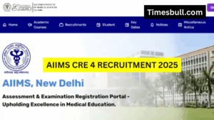 Govt Job: AIIMS CRE 4 Recruitment 2025- Over 1300+ Group B & C Vacancies Open, apply now!