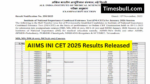 AIIMS INI CET 2025 Results Released (3)