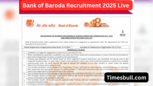 Sarkari Naukri: BOB 2,700 Apprentice Posts Open – Check Eligibility, Age Limit & Apply Online