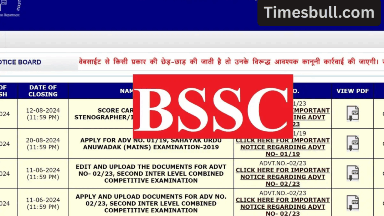 BSSC CGL-4, Stenographer and Office Attendant Posts Increased – Check Revised List