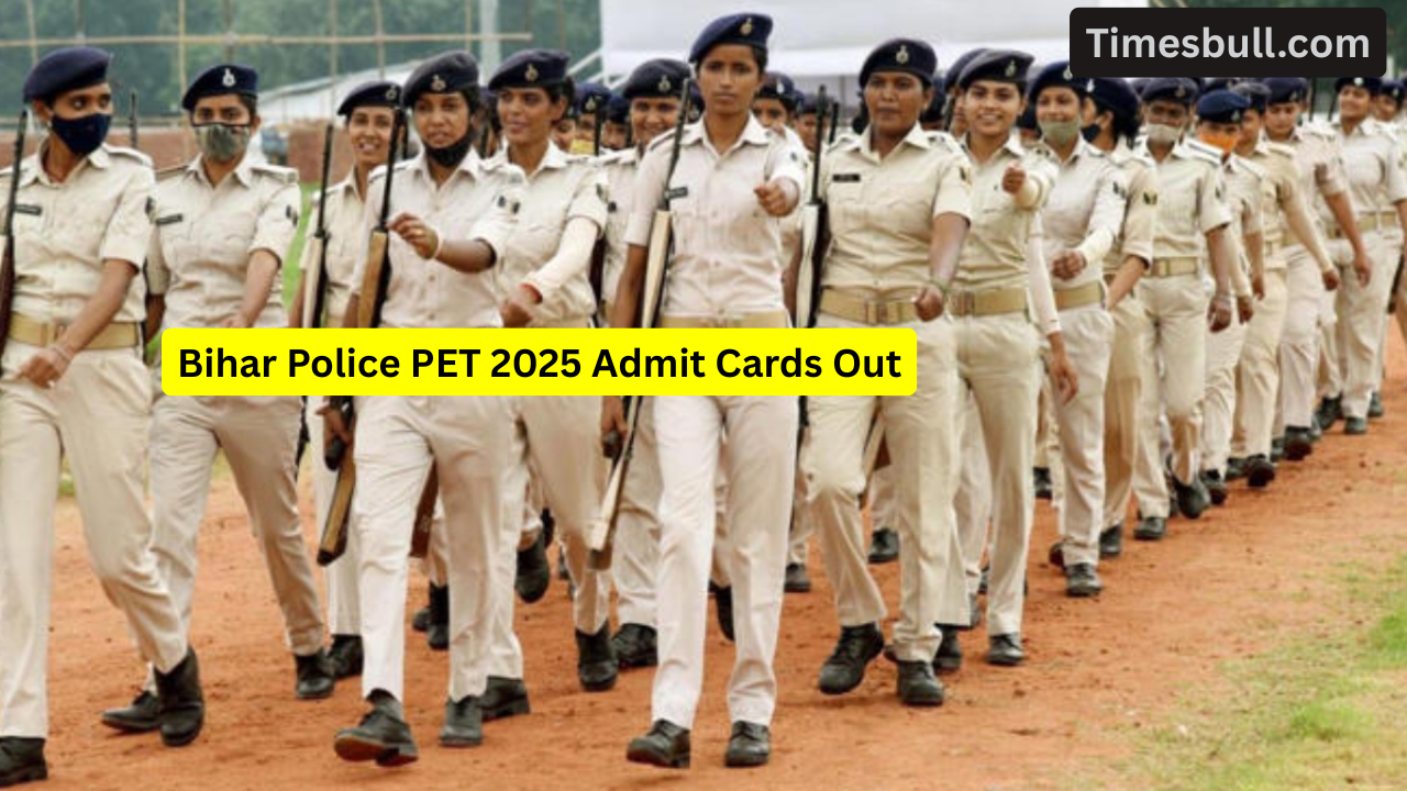 Bihar Police PET 2025- Admit...