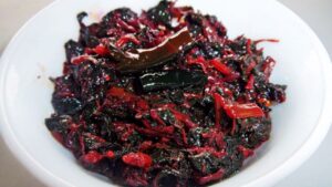 Must Try This Authentic & Delicious Bihari Aalu Laal Saag Recipe– Healthy, Spicy, and So Tasty…