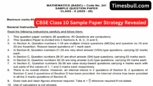 Score 95+ in Maths! The Ultimate CBSE Class 10 Sample Paper Strategy Revealed