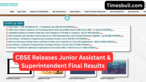 CBSE Releases Junior Assistant & Superintendent Final Results – Check Roll Number Wise PDF Here