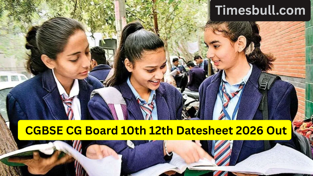 CGBSE Board Exam 2026