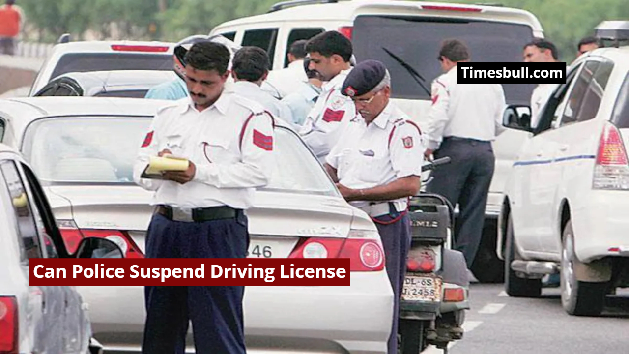 Can Police Suspend Driving License