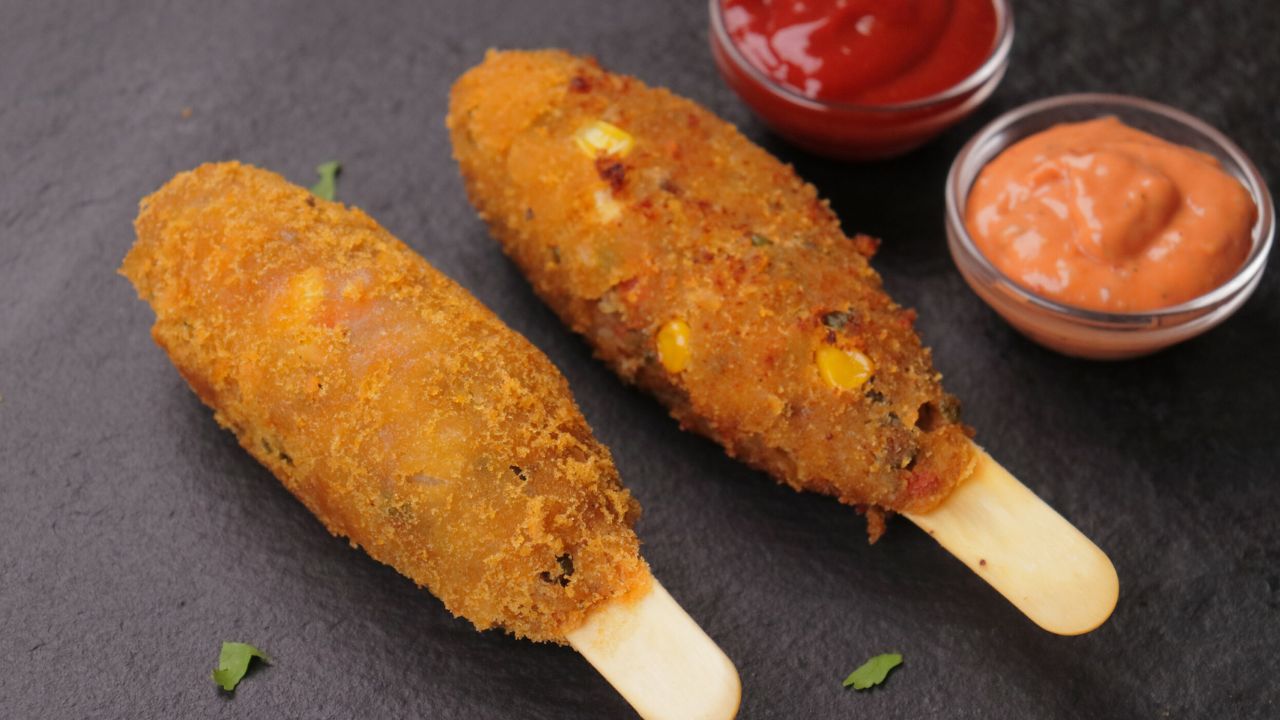Cheesy Veg Lollipops