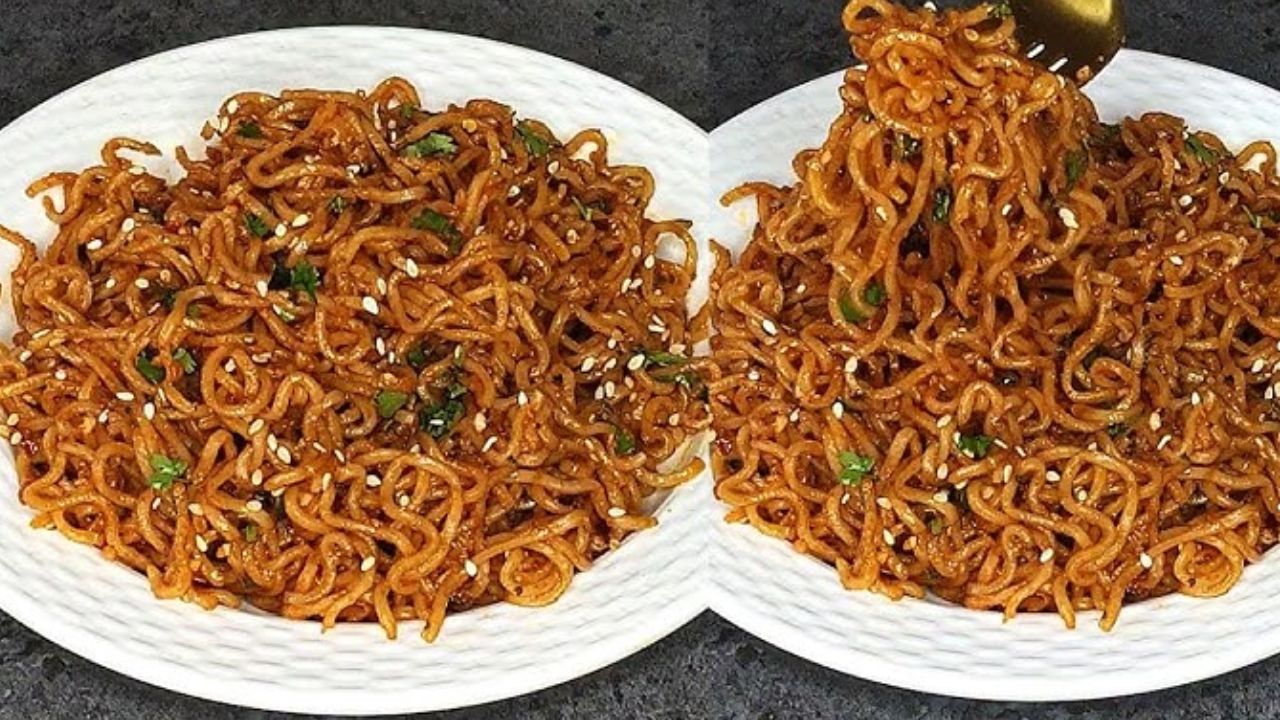 Chili Garlic Maggi Recipe