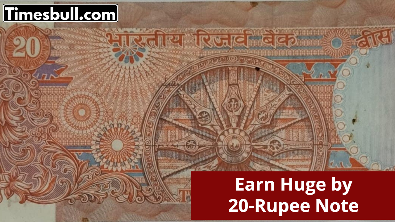 A 20-Rupee Note Can