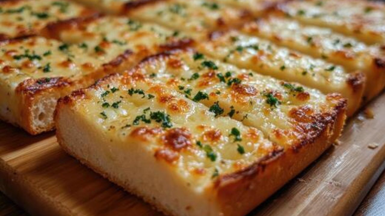 Extra Cheesy Garlic Bread Recipe
