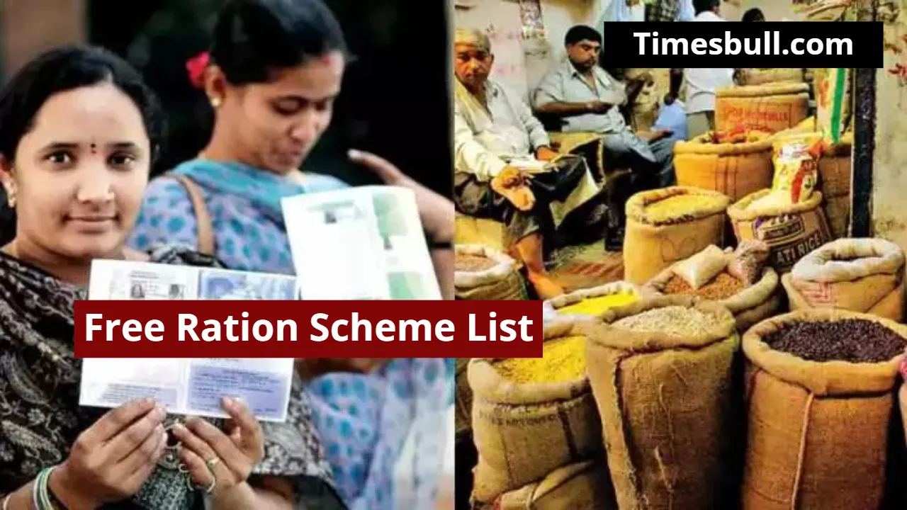 Free Ration Scheme List