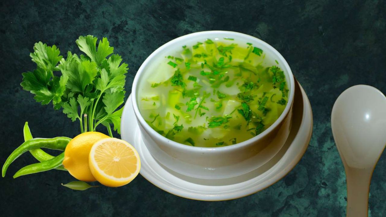 Garlic Coriander Soup