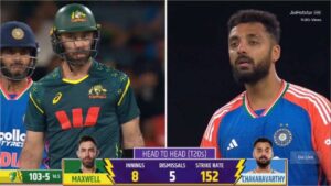 Glenn Maxwell Vs Varun Chakravarthy