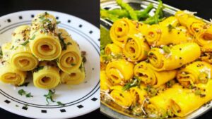 Do Try This Soft and Light Gujarati Khandvi Recipe at Home – Melts in the Mouth!