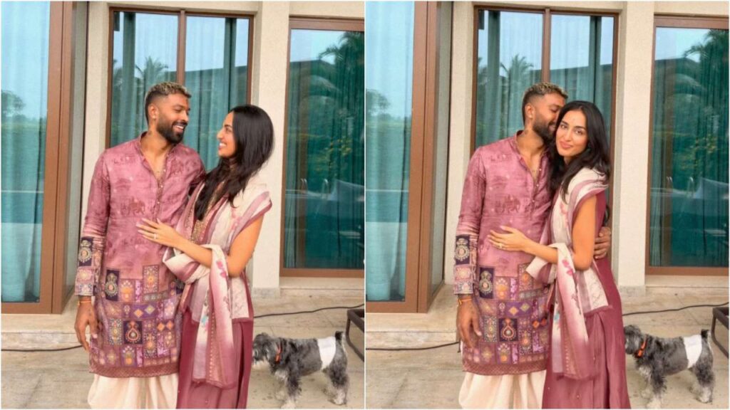 Hardik Pandya with gf