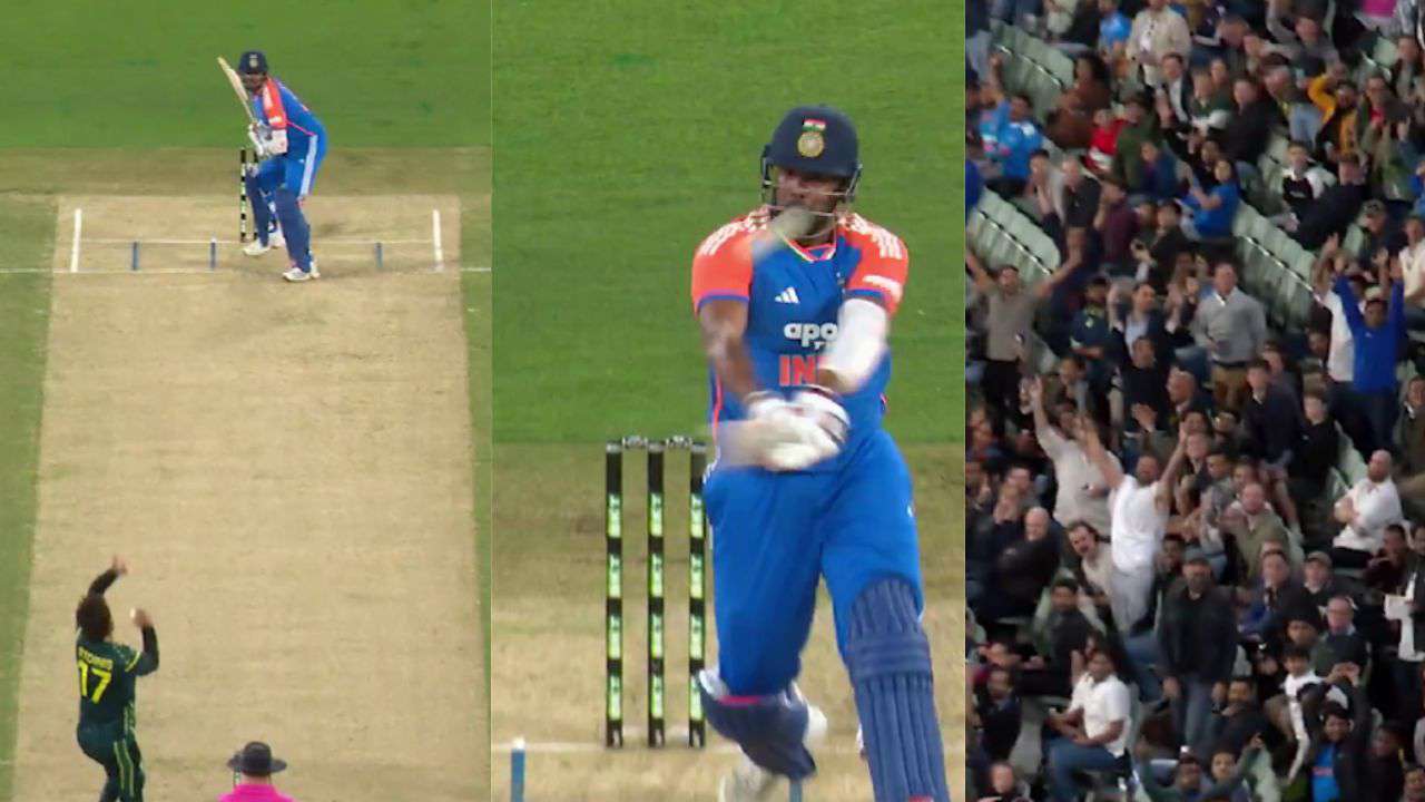 Watch: Harshit Rana smash huge...