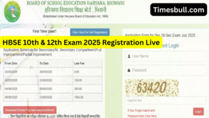 Haryana Board Exam 2025: Registration Open for Class 10 & 12 – Check Fees, Dates & Steps to Apply