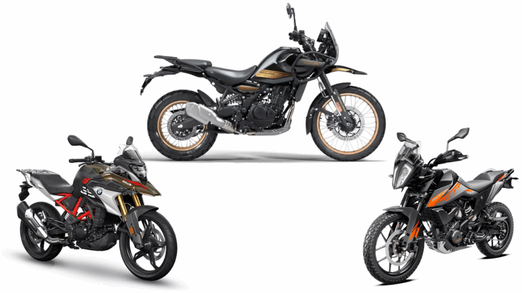 Himalayan 450 vs BMW G310 GS vs KTM 390 Adventure
