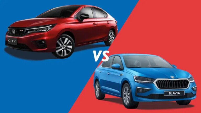 Honda City Hybrid 2025 Vs Skoda Slavia 2025 : Battle of the Premium Mid-Size Sedans