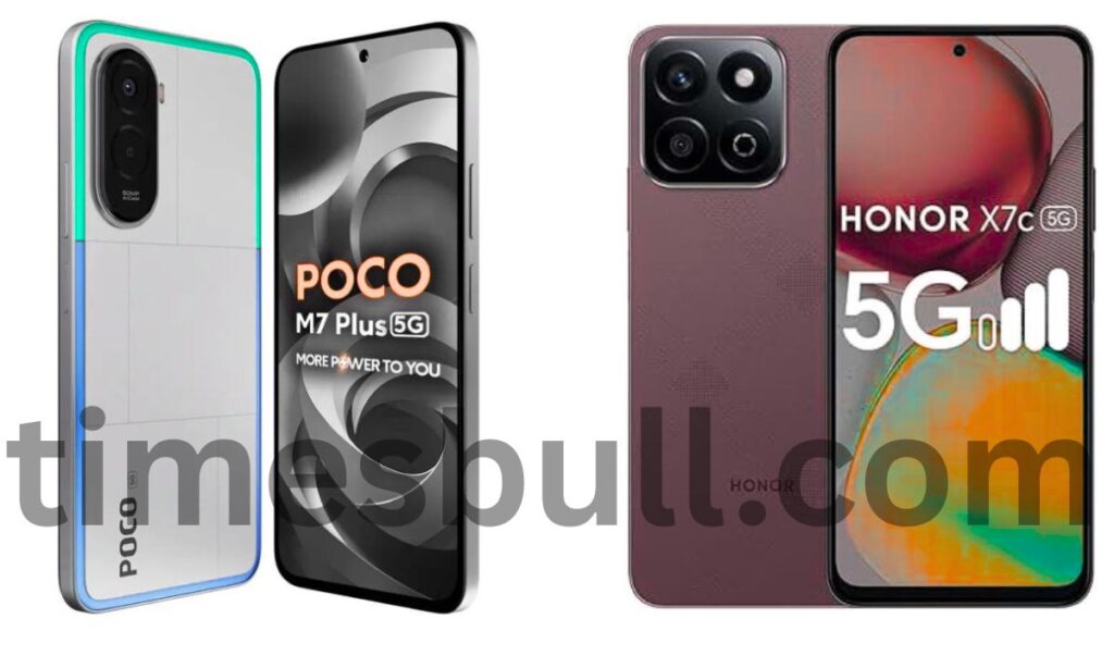 Honor X7c 5G vs POCO M7 Plus 5G