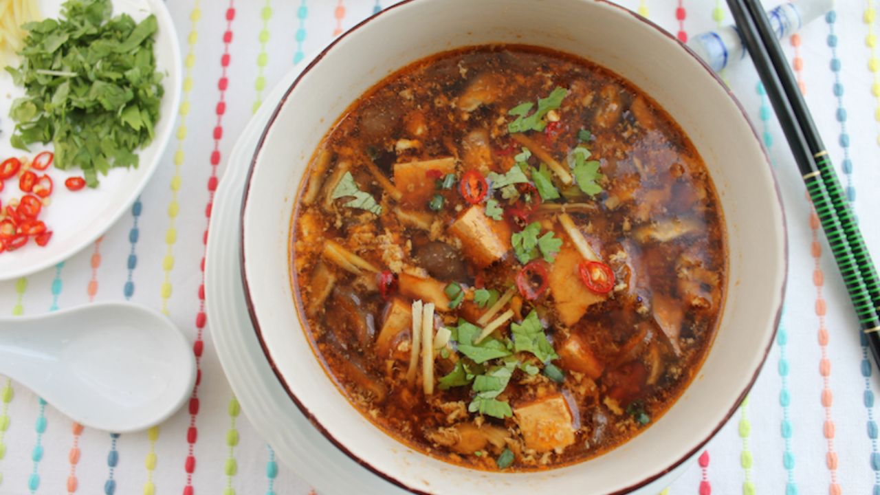 Hot and Sour Chicken Soup