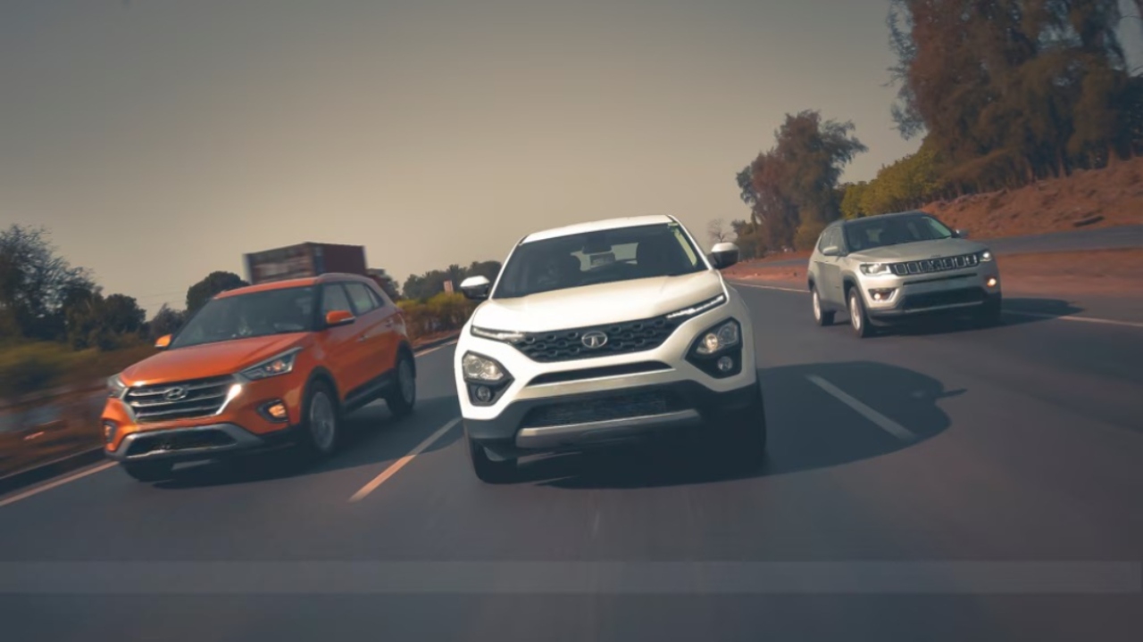 Hyundai Creta Vs Tata Harrier Vs Mahindra XUV700
