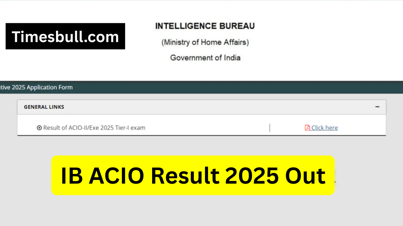 IB ACIO Result 2025