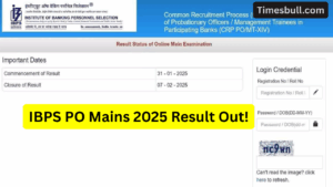 IBPS PO Mains 2025 Result Out! Check Login Steps, Scorecard Details and Selection Process