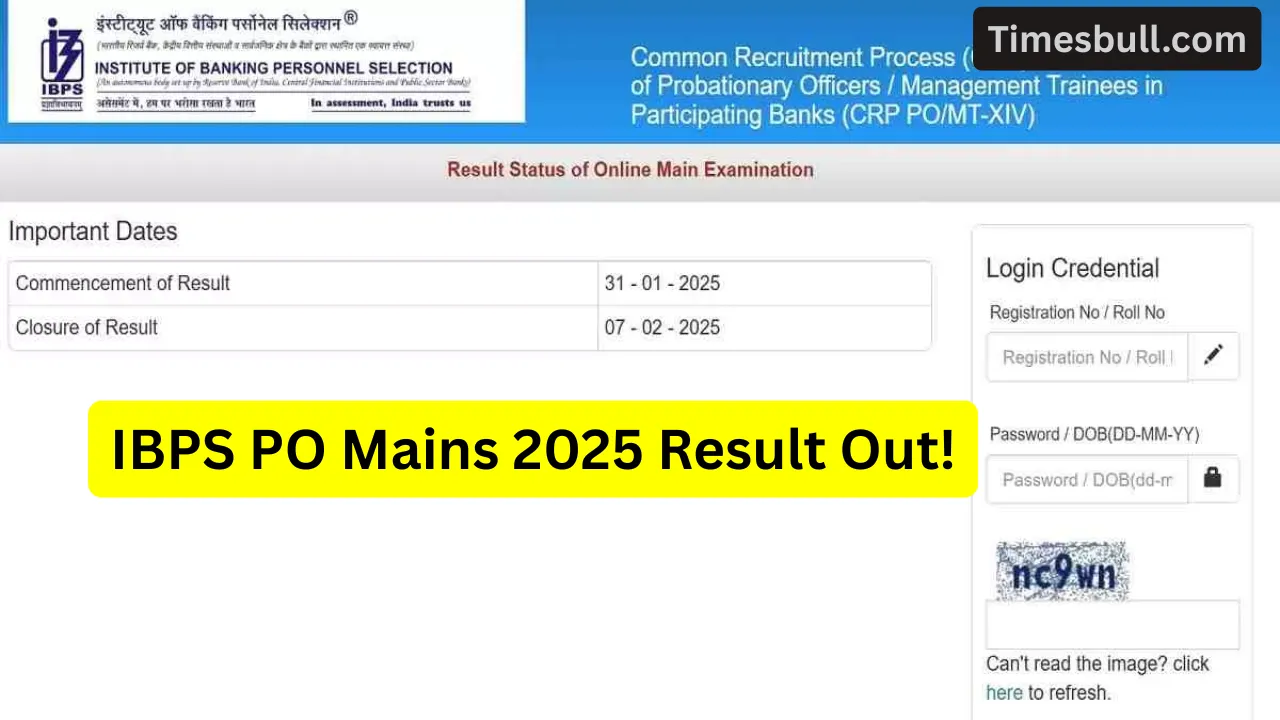 Ibps Po Mains 2025 Result Out! (3)