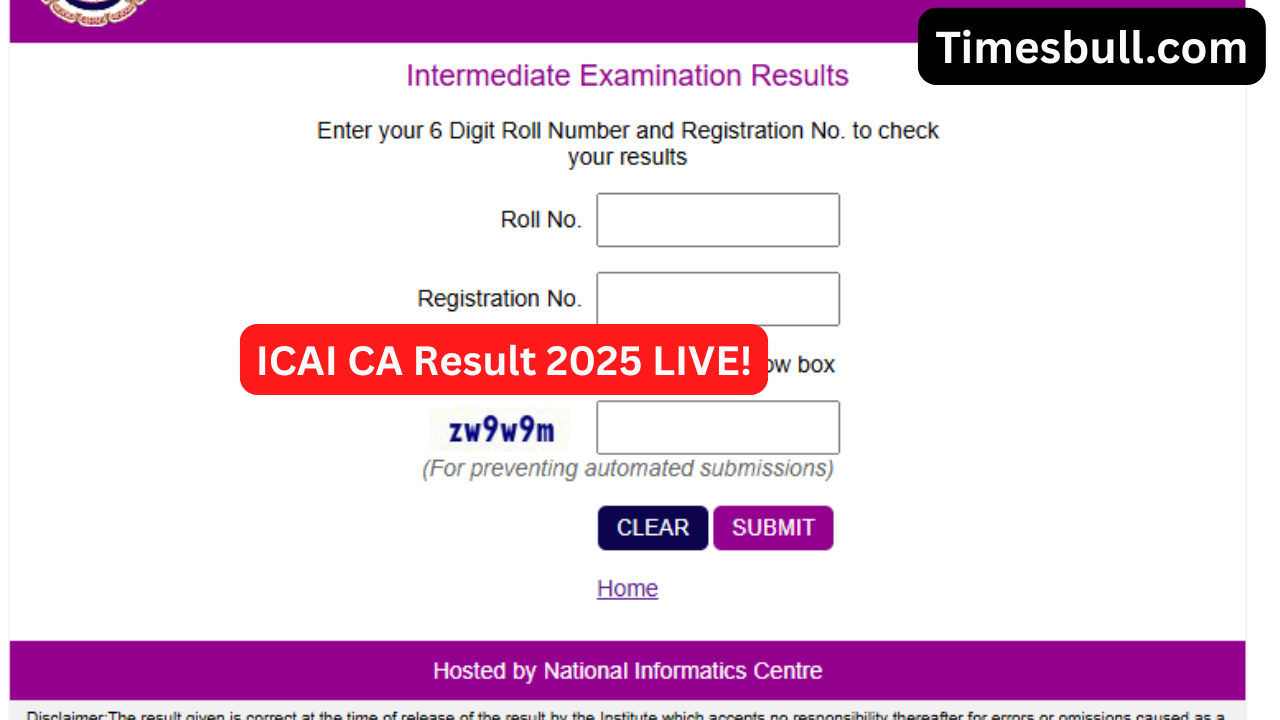 ICAI CA Result 2025 LIVE:...
