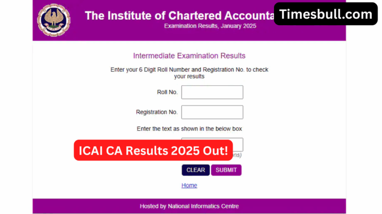ICAI CA Results 2025 Out Today! Check Final, Intermediate and Foundation Scores at icai.nic.in  and icai.org