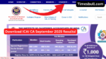 ICAI CA September 2025 Results Releasing on November 3 (3)