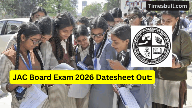JAC Board Exam 2026 Datesheet Out- Check Complete Time Table, Shifts and Admit Card Dates