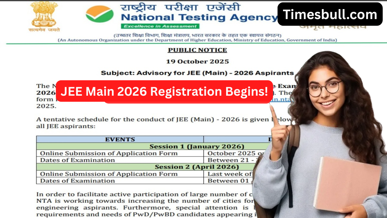 JEE Main 2026 Registration Begins!...