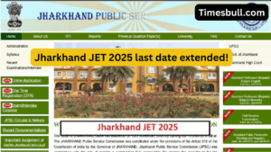 Jharkhand JET 2025 Last Date Extended! Apply Now Till November 17 – Check New Dates & Eligibility