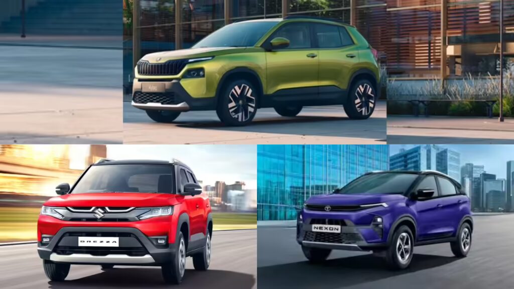 Kia Clavis Vs Tata Nexon Vs Maruti Brezza