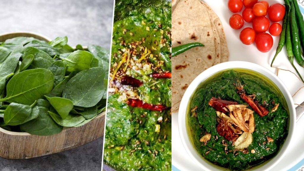 Lehsun Palak Saag Recipe