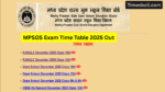 MPSOS Exam Time Table 2025 Out (3)