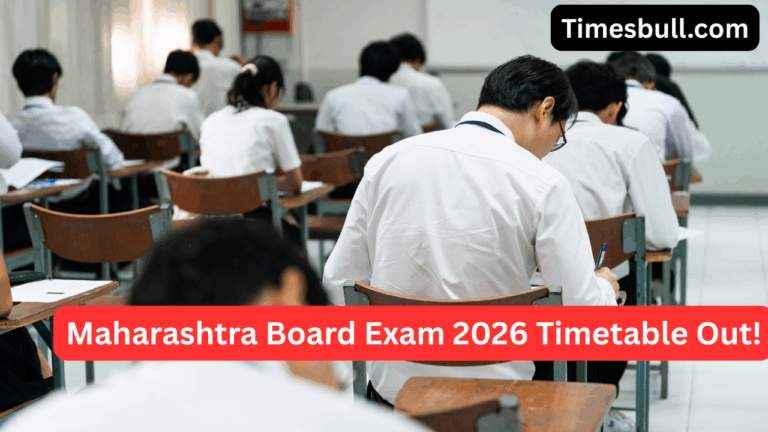 Maharashtra Board Exam 2026 Timetable Out! Class 10 & 12 Dates Announced – Check Here
