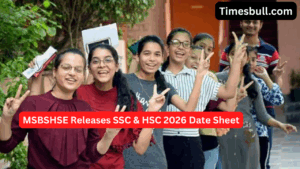 Big Update for Students! Maharashtra Board Releases SSC & HSC 2026 Date Sheet – Check Full Schedule