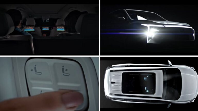 Mahindra XEV 9S – Premium Electric SUV With Rear Entertainment Tech Teased Again