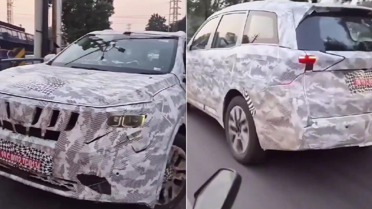 Mahindra XUV700 Facelift 7XO - Interior First Look With New Tri-Screen  Setup - Times Bull