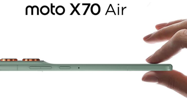 Moto X70 Air: An Ultra-Thin Smartphone with a Powerful Battery and Strong Performance