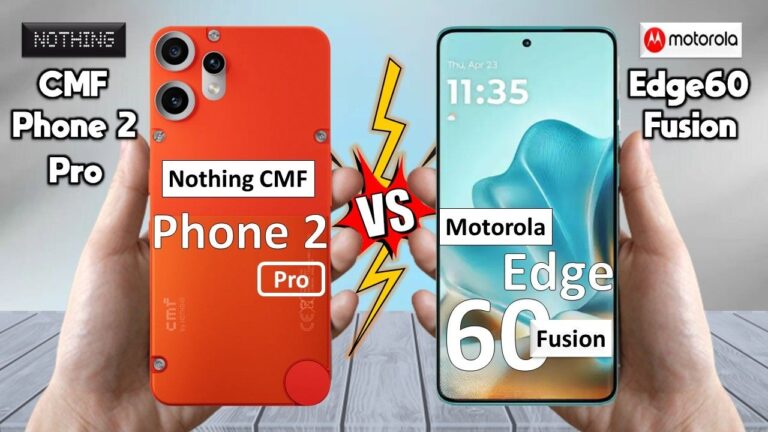 Motorola Edge 60 Fusion vs CMF Phone 2 Pro: Best Pick for Gamers and Streamers?