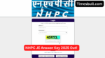 NHPC JE Answer Key 2025 Out (3)