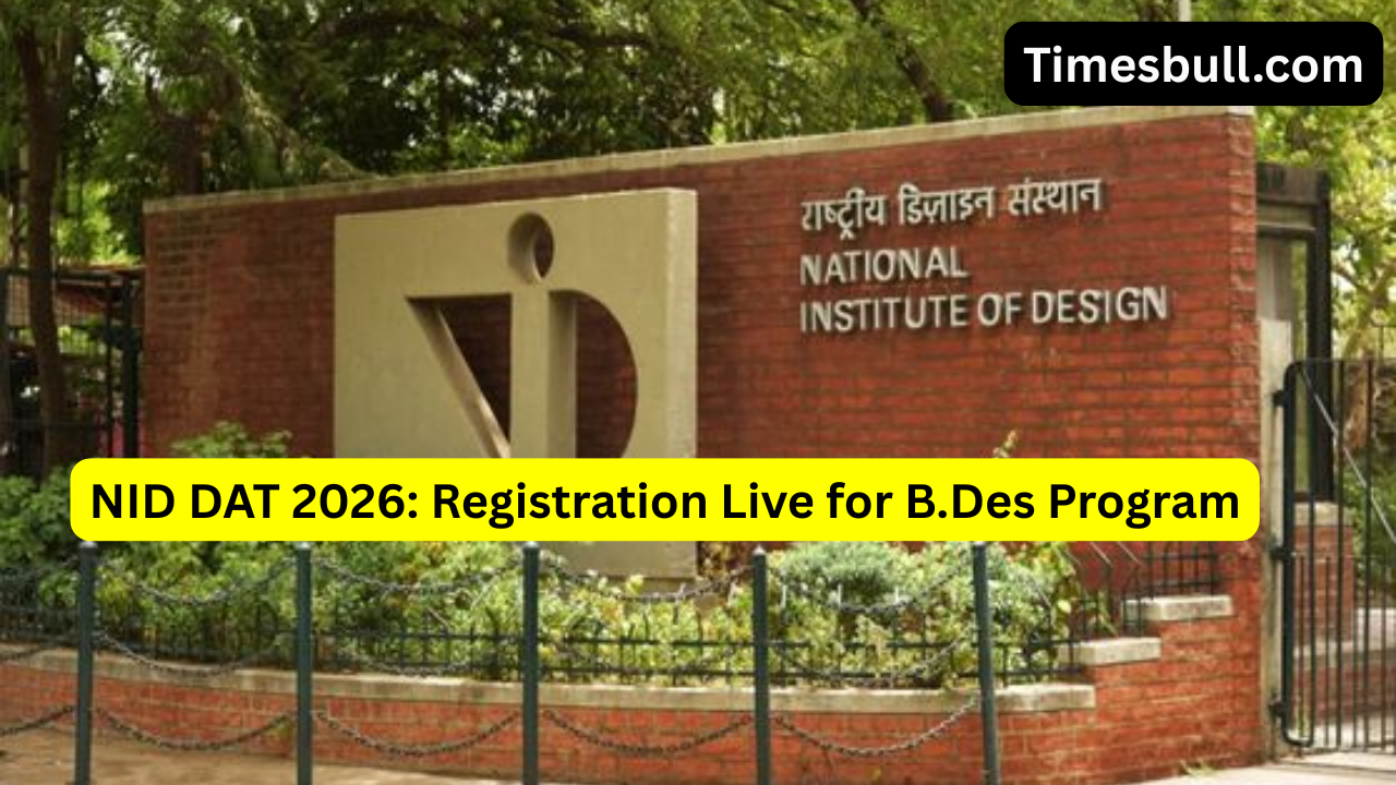 NID DAT 2026: Registration