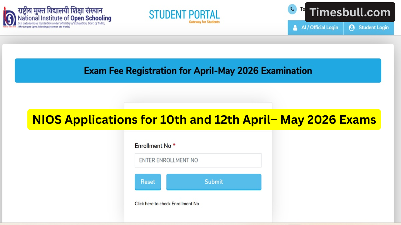 NIOS Opens Applications for 10th...