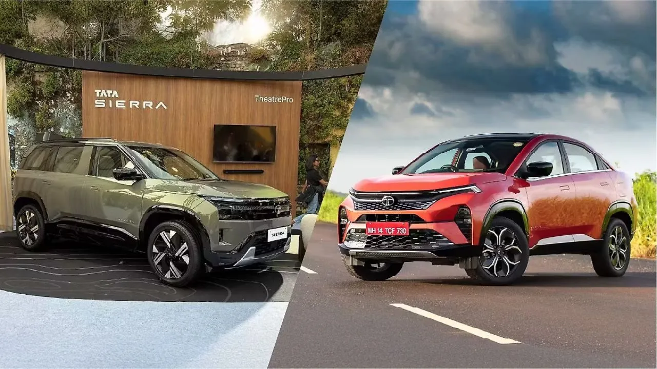 New 2025 Tata Sierra Vs Tata Curvv