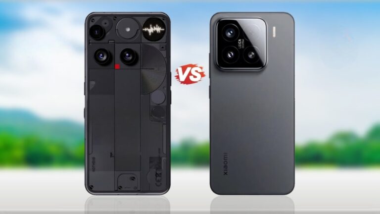 Nothing Vs Xiaomi Comparison : Design, Display, Camera, Performance and Software